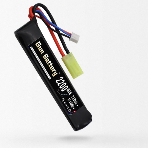7.4v 2200mAh Airsoft Battery for 9A91/VSK94 Handguard