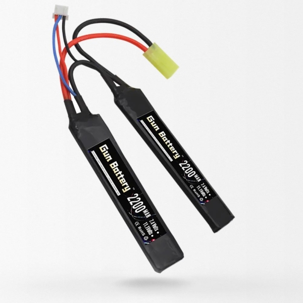 7.4v 2200mAh Airsoft Battery for As Val / Vintorez Suppressor
